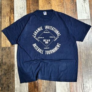 90s XL RUSSELL Baseball Tee